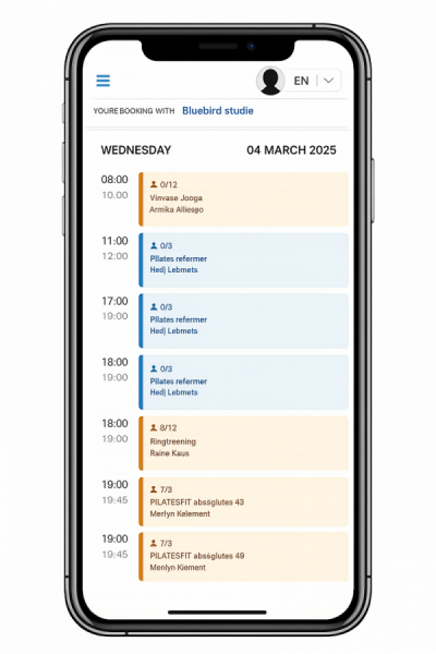 The simplest booking system for your studio or gym